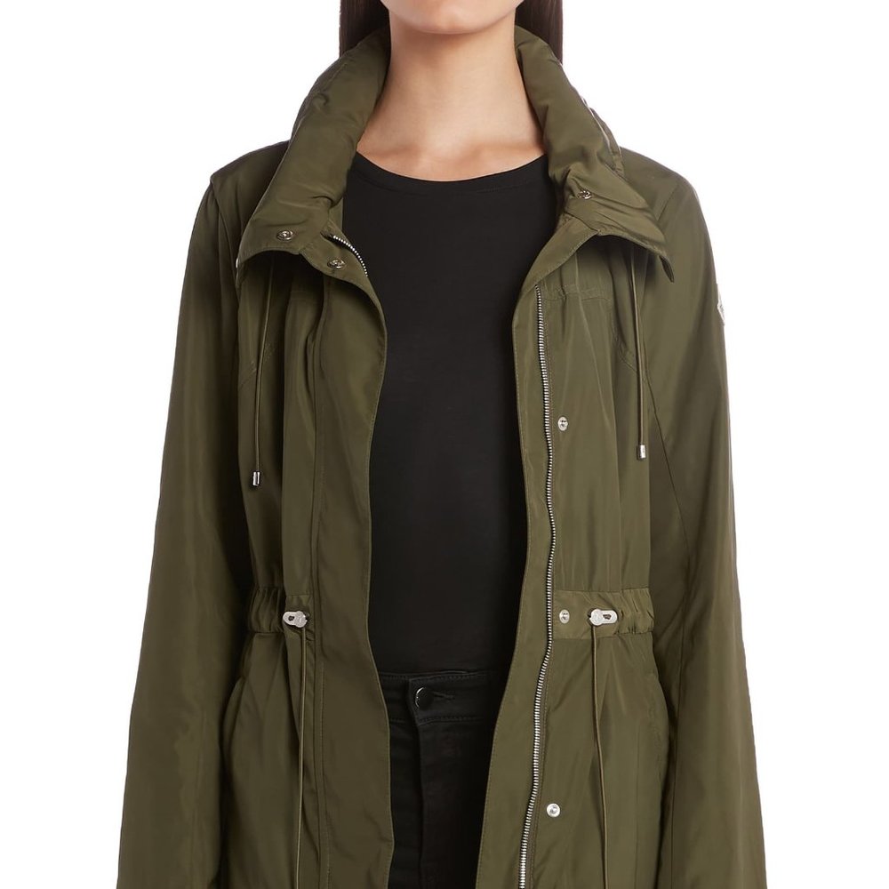 New Authentic Drawstring Waist Short Jacket